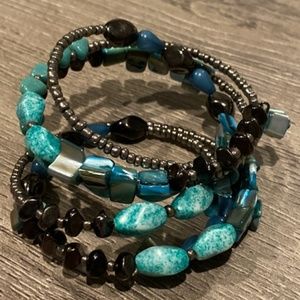 Turquoise wrap around bracelet